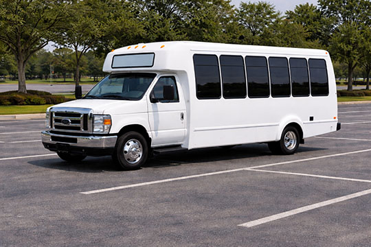 20-passenger minibus available for charter in Brigham City, UT