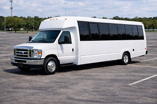 25-passenger minibus available for charter in Brigham City, UT