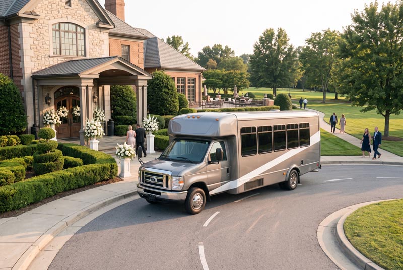 Wedding Shuttle Bus Services in Brigham City, UT